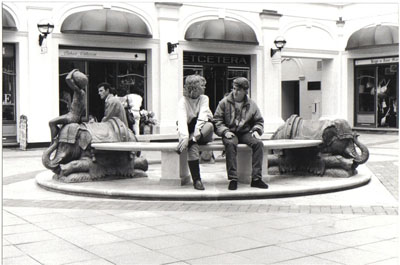 Bronze Sculpture, Elephant Seat